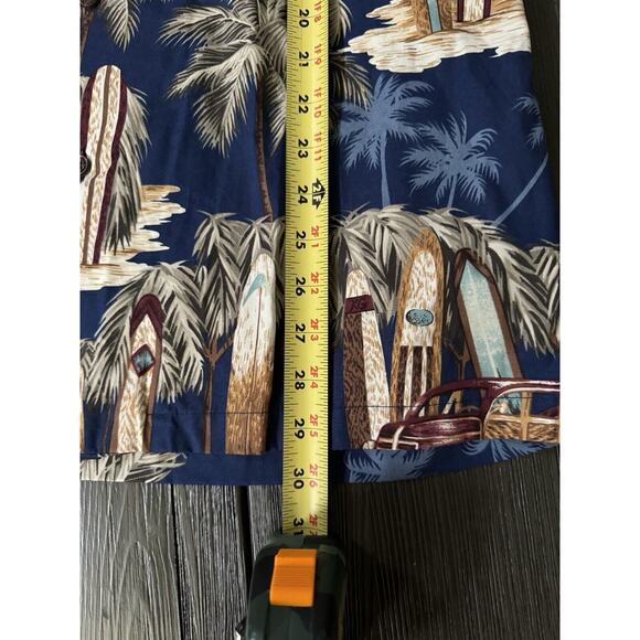 RJC Short Sleeve Men’s Hawaiian Tropical Resort Surf Auto Button Up Shirt M - Picture 9 of 11